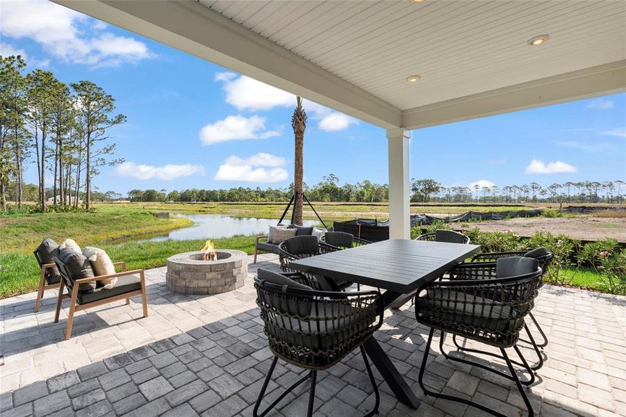 Exterior details and patio area of a home in Reserve East, Flagler Beach (Image 25).