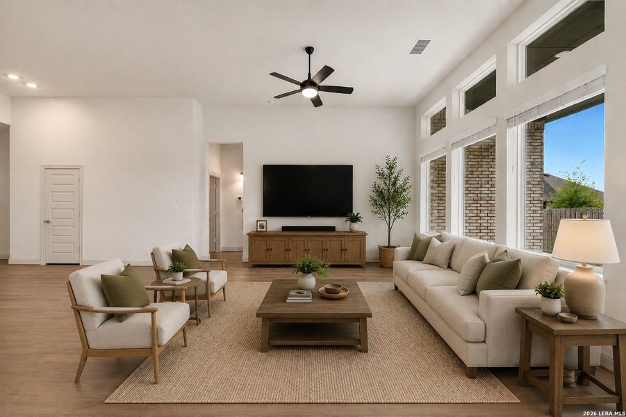 Furnished interior view inside a new home in Windsong - Reserve Series, Boerne (Image 28).