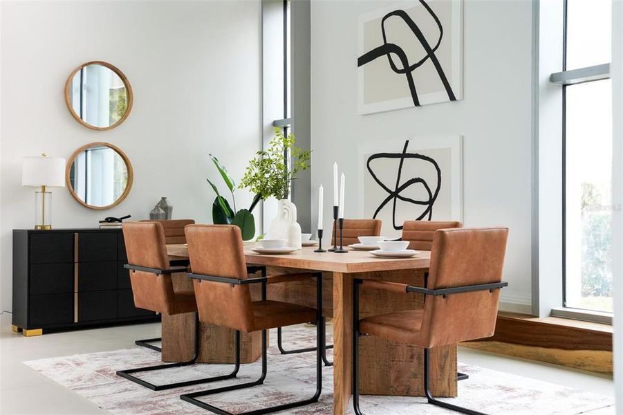 Furnished interior view inside a new home in , Winter Park (Image 47).