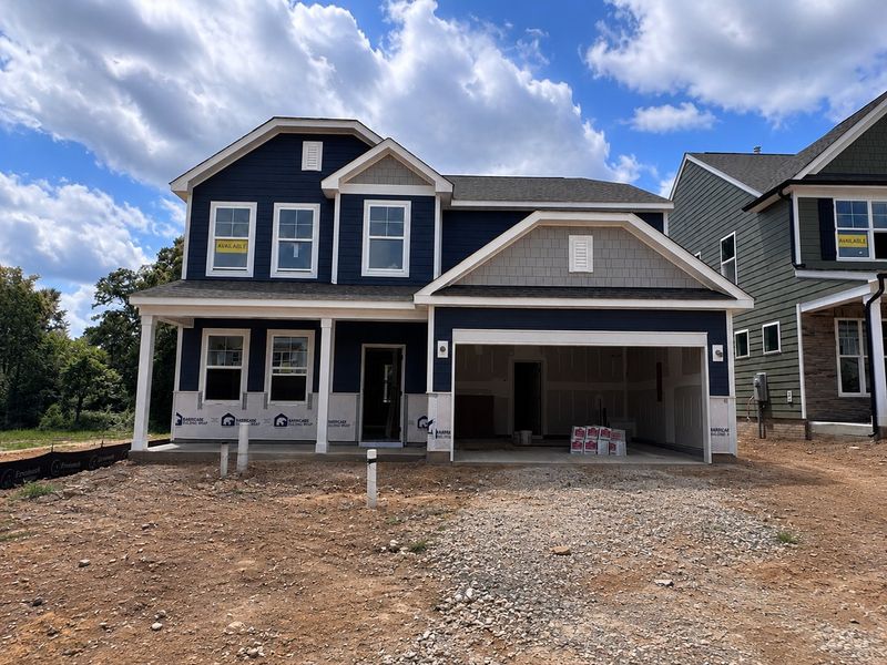 In-progress construction of a new home in Ashton Park, Monroe, NC (Image 4). In-progress construction of a new home in Ashton Park, Monroe, NC (Image 4).