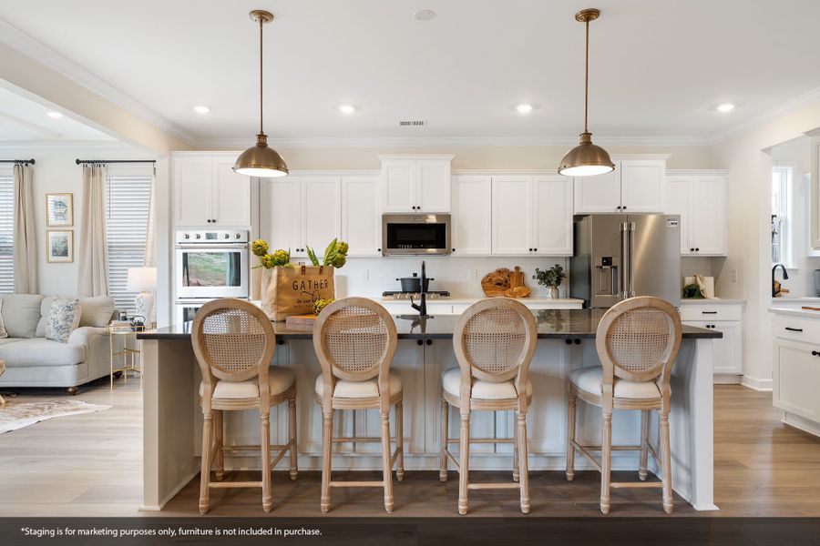 Furnished interior view inside a new home in Foxhall Landing, Easley (Image 10). Furnished interior view inside a new home in Foxhall Landing, Easley (Image 10).