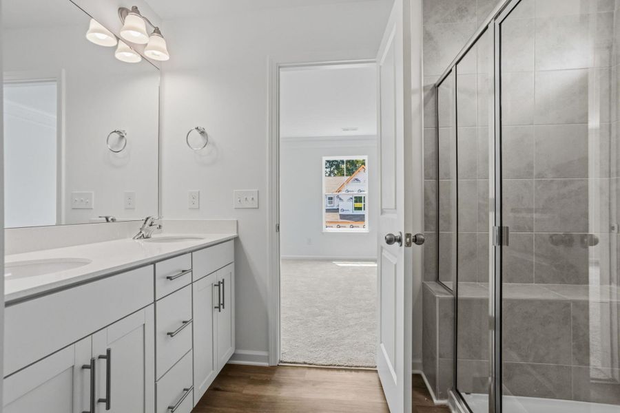 Furnished interior view inside a new home in Harrington, Greenville (Image 11).