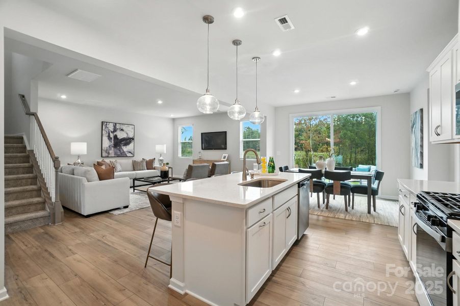 Furnished interior view inside a new home in Waxhaw Landing, Monroe (Image 39).