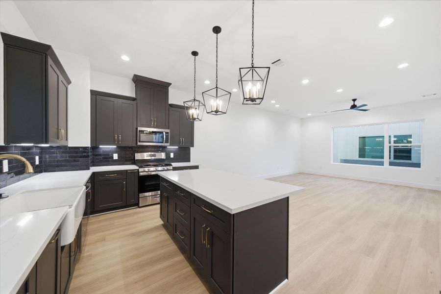 Furnished interior view inside a new home in , Houston (Image 18).