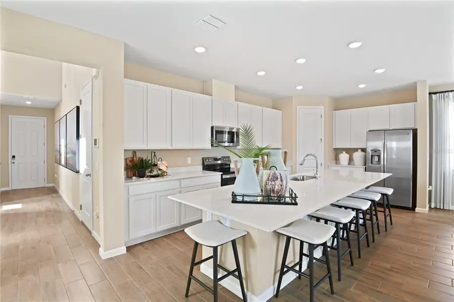 Furnished interior view inside a new home in Maple Ridge, Palmetto (Image 4). Furnished interior view inside a new home in Maple Ridge, Palmetto (Image 4).