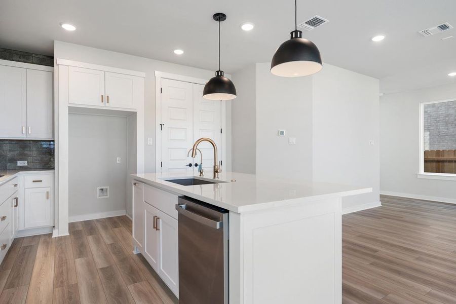 Furnished interior view inside a new home in Flora, Hutto (Image 6).