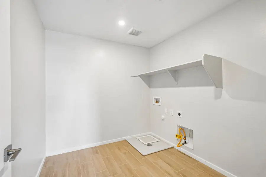 A room with white walls.