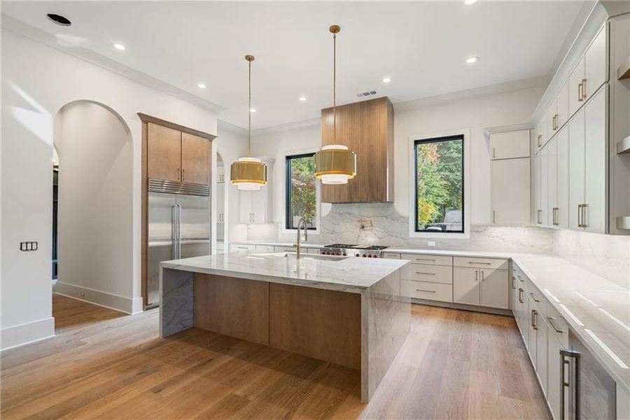 Furnished interior view inside a new home in , Alpharetta (Image 6).