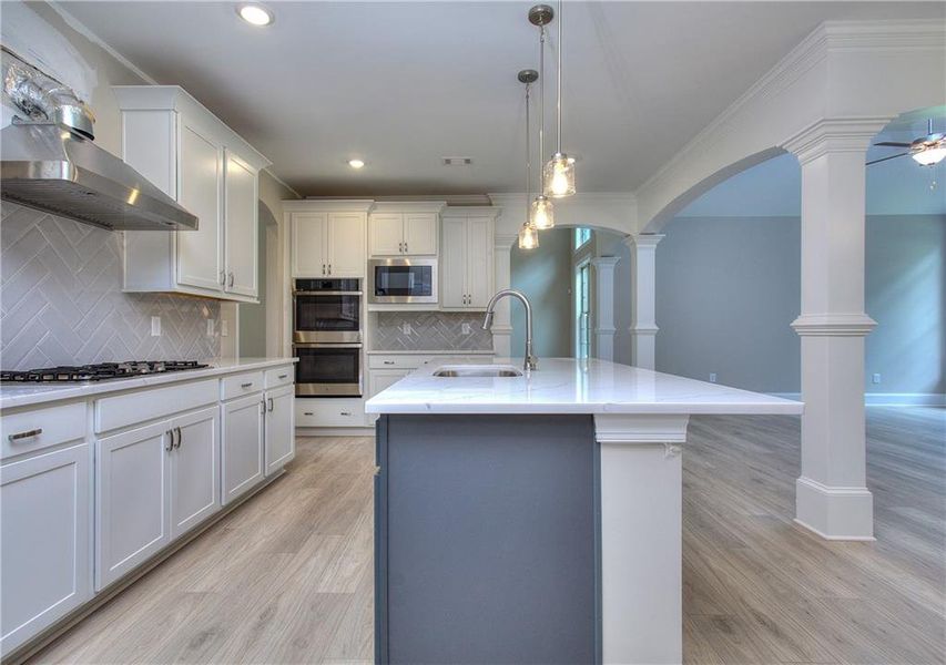 Furnished interior view inside a new home in , Conyers (Image 4). Furnished interior view inside a new home in , Conyers (Image 4).