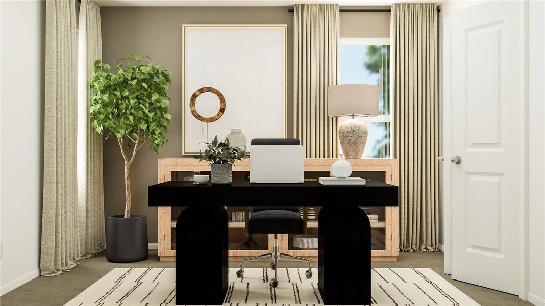 Furnished interior view inside a new home in Woodfield Preserve, Georgetown (Image 4).