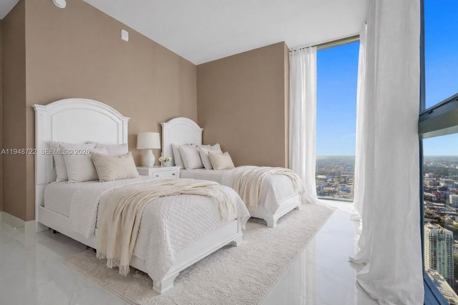 Furnished interior view inside a new home in , Miami (Image 35).