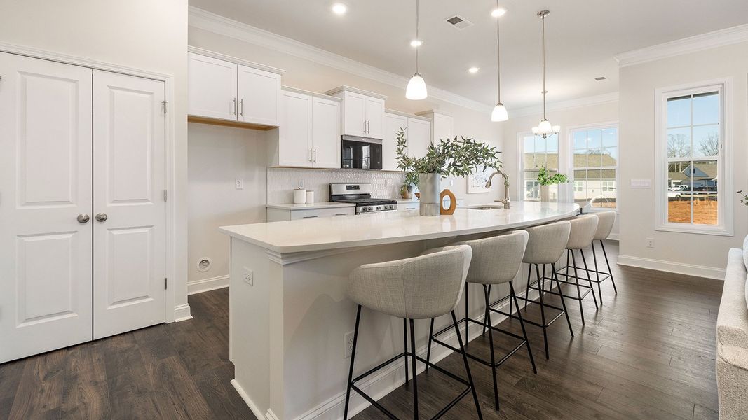 Representative furnished interior of a home built from the Azalea by D.R. Horton in Reserve at Tap Root Farms, Fletcher (Image 5). Representative furnished interior of a home built from the Azalea by D.R. Horton in Reserve at Tap Root Farms, Fletcher (Image 5).