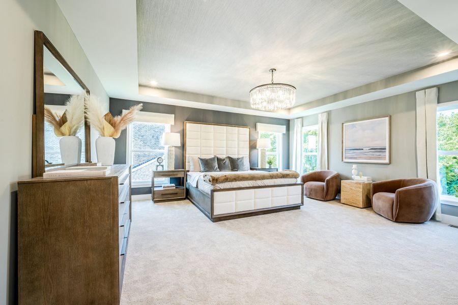 Representative furnished interior of a home built from the Beckett by Fischer Homes in Twin Lakes, Hoschton (Image 28).