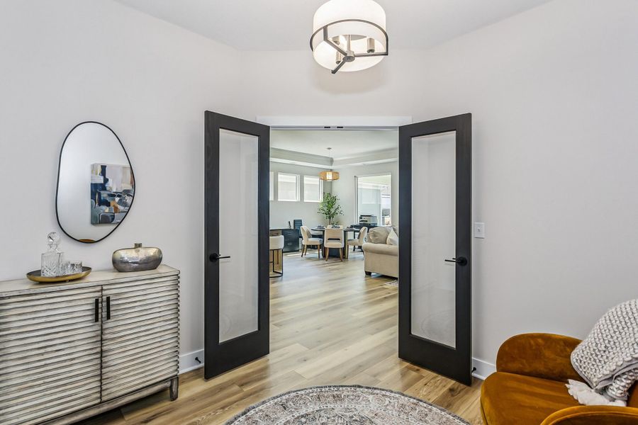 Furnished interior view inside a new home in The Courtyards at The Heritage, Andover (Image 10).