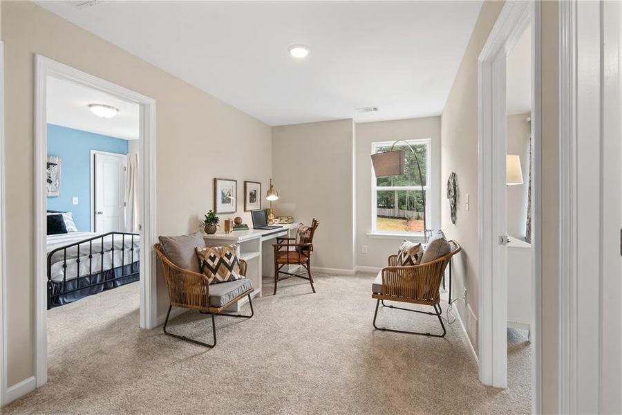 Furnished interior view inside a new home in Hickory Heights, Acworth (Image 19).