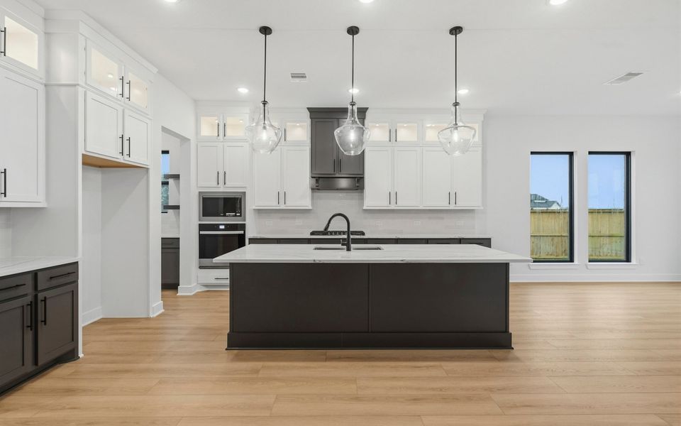 Furnished interior view inside a new home in Elyson, Katy (Image 8).
