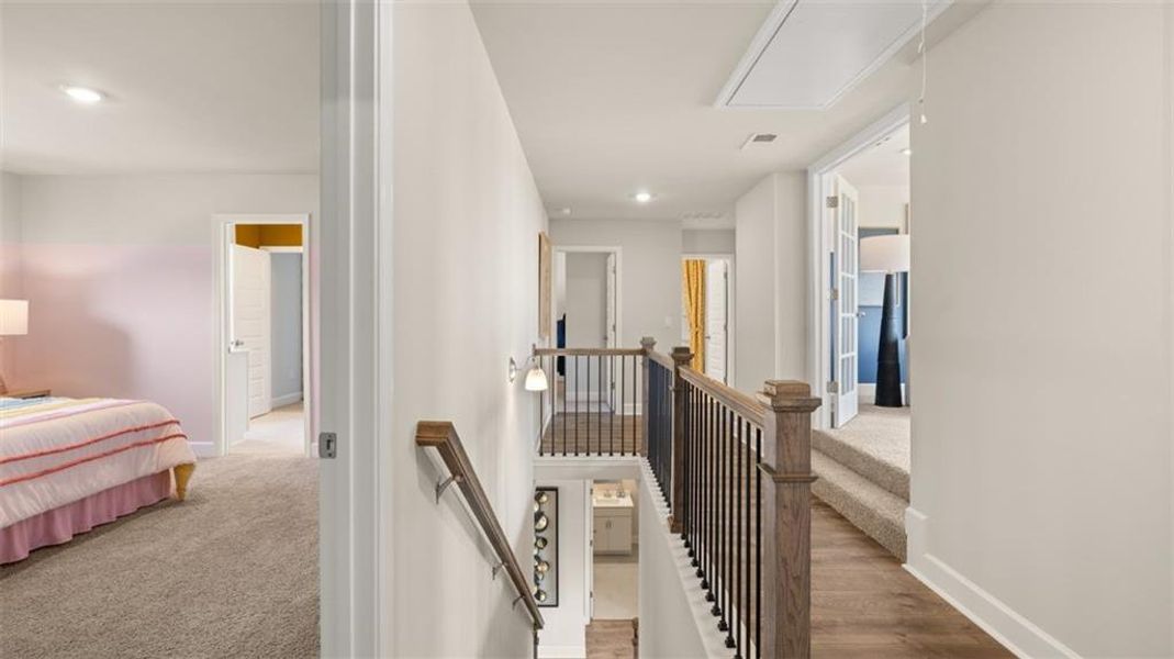 Furnished interior view inside a new home in Evergreen Crossing, Locust Grove (Image 24). Furnished interior view inside a new home in Evergreen Crossing, Locust Grove (Image 24).