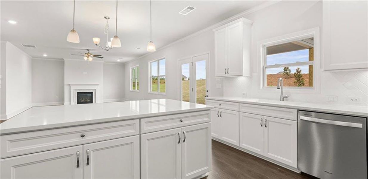 Furnished interior view inside a new home in , Cumming (Image 11).