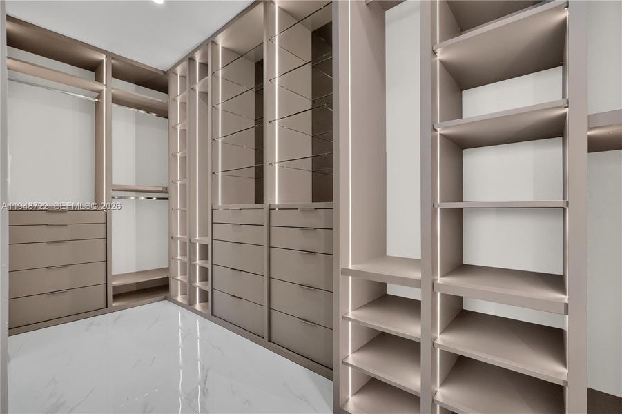 Furnished interior view inside a new home in , Miami (Image 29).