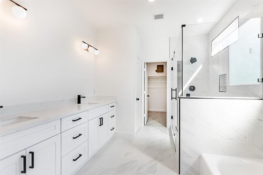 Furnished interior view inside a new home in , Houston (Image 6). Furnished interior view inside a new home in , Houston (Image 6).