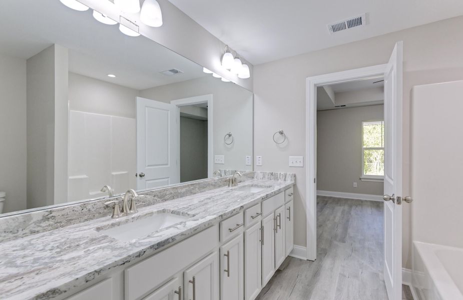 Furnished interior view inside a new home in , Goose Creek (Image 12). Furnished interior view inside a new home in , Goose Creek (Image 12).
