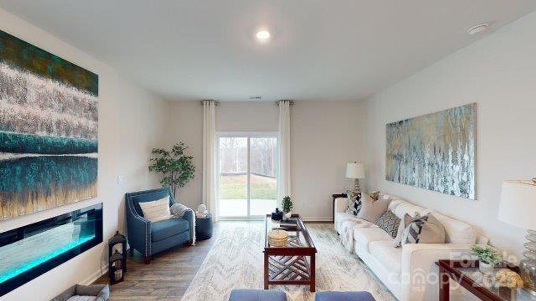 Furnished interior view inside a new home in Falls at Hickory, Hickory (Image 36).