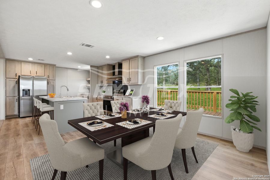 Furnished interior view inside a new home in , La Vernia (Image 8). Furnished interior view inside a new home in , La Vernia (Image 8).