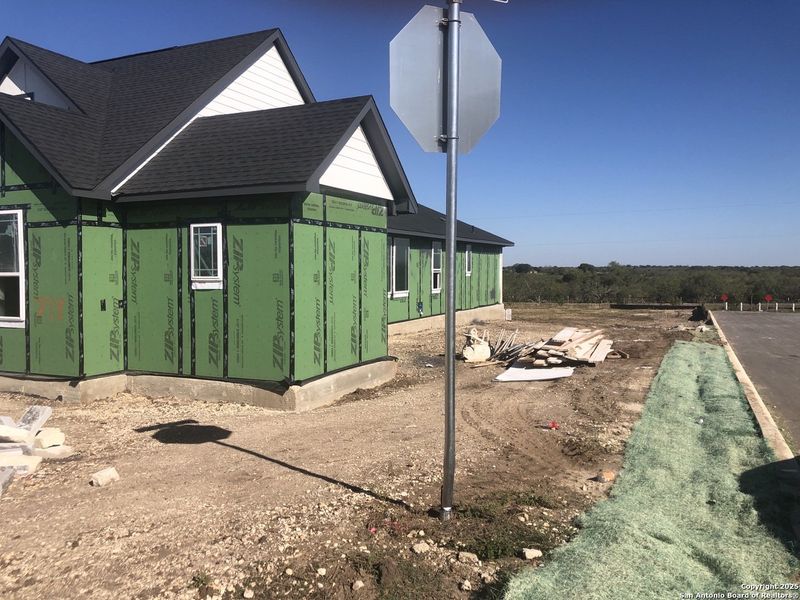 In-progress construction of a new home in Sienna Lakes, San Antonio, TX (Image 16).