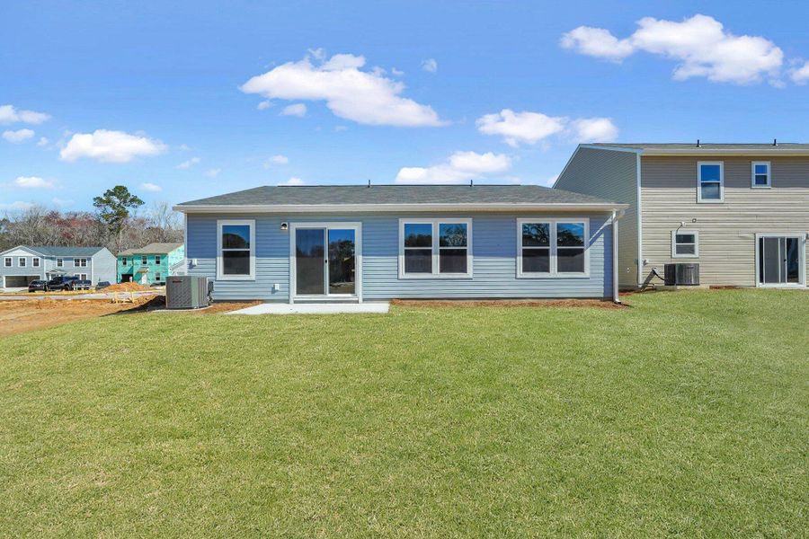 Exterior details and patio area of a home in , Ladson (Image 3).
