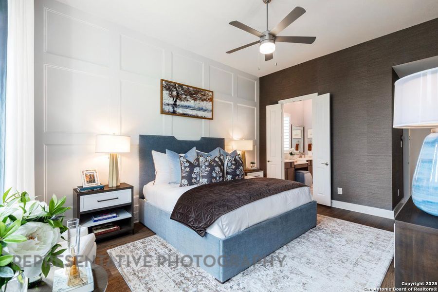 Furnished interior view inside a new home in Alsatian Oaks: 50ft. lots, Castroville (Image 15).