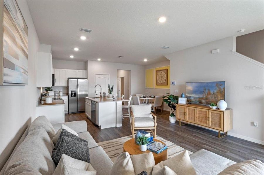 Furnished interior view inside a new home in Brentwood, Davenport (Image 24).