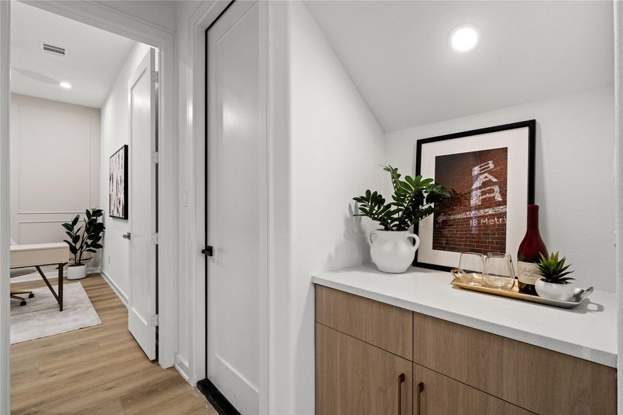 Furnished interior view inside a new home in , Houston (Image 12).