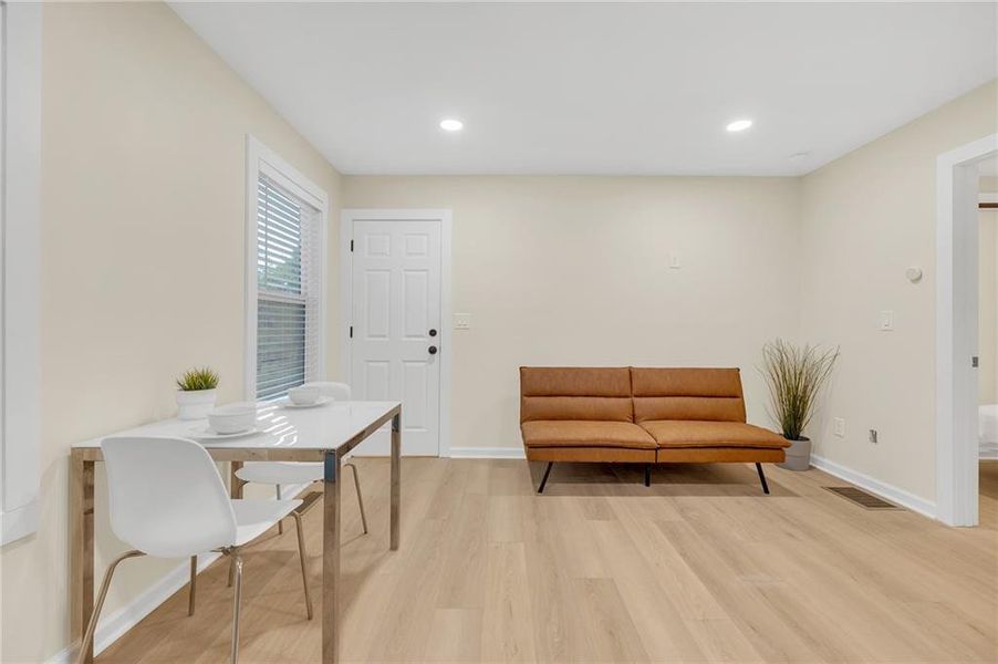 Furnished interior view inside a new home in , Atlanta (Image 13).