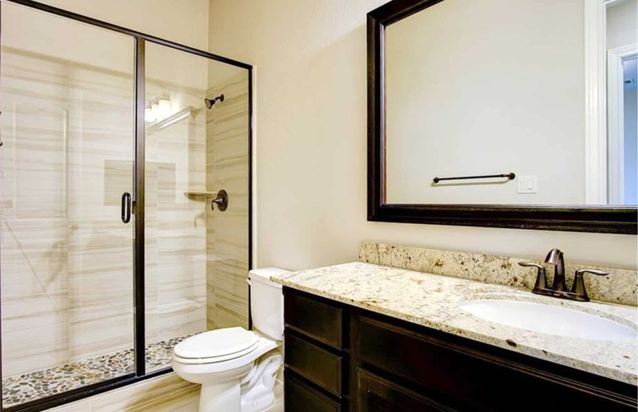 Representative furnished interior of a home built from the 4198 by Ravenna Homes in The Woodlands Hills 65′, Willis (Image 12).