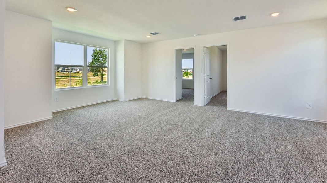 Spacious, unfurnished interior of a new home in Valverde, Bastrop (Image 34). Spacious, unfurnished interior of a new home in Valverde, Bastrop (Image 34).