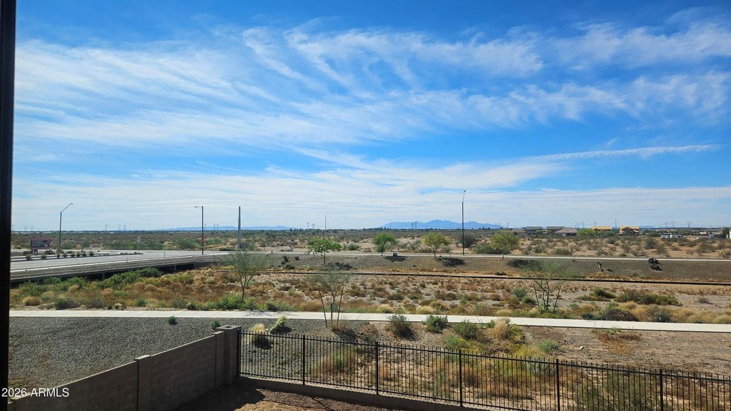 Upstairs View of the Estrella Mountain a Upstairs View of the Estrella Mountain a