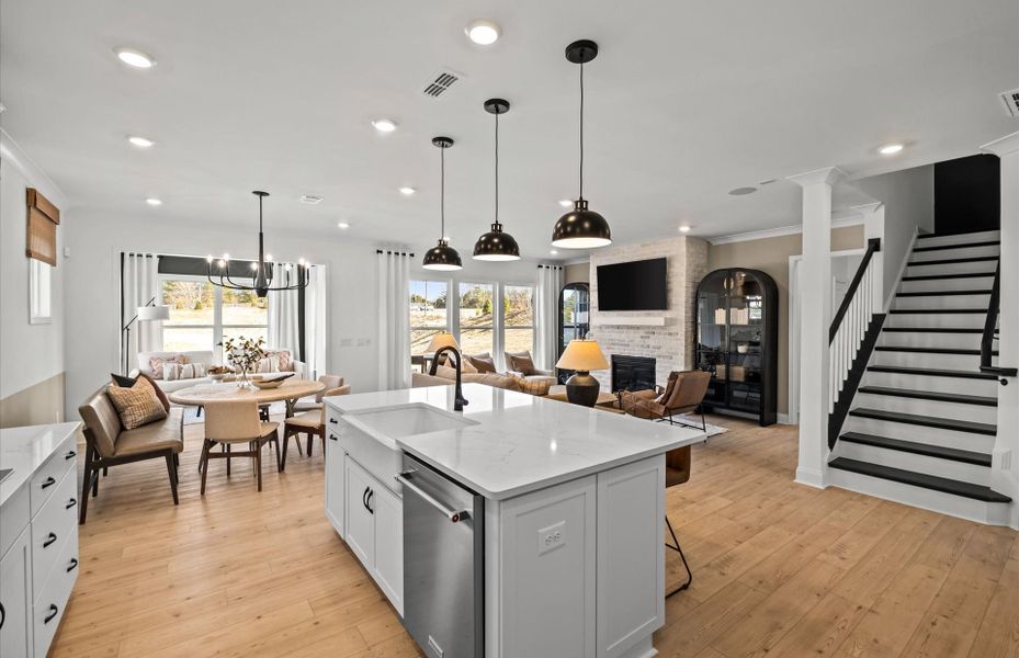 Furnished interior view inside a new home in Cannon Run, Concord (Image 36).
