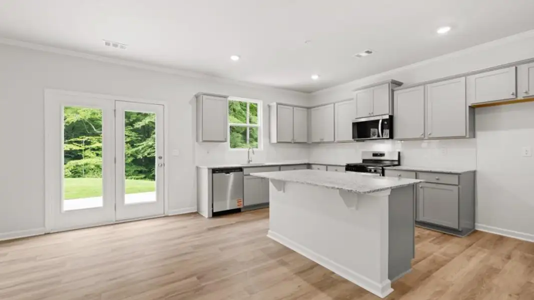 Furnished interior view inside a new home in Creekview, Atlanta (Image 4).