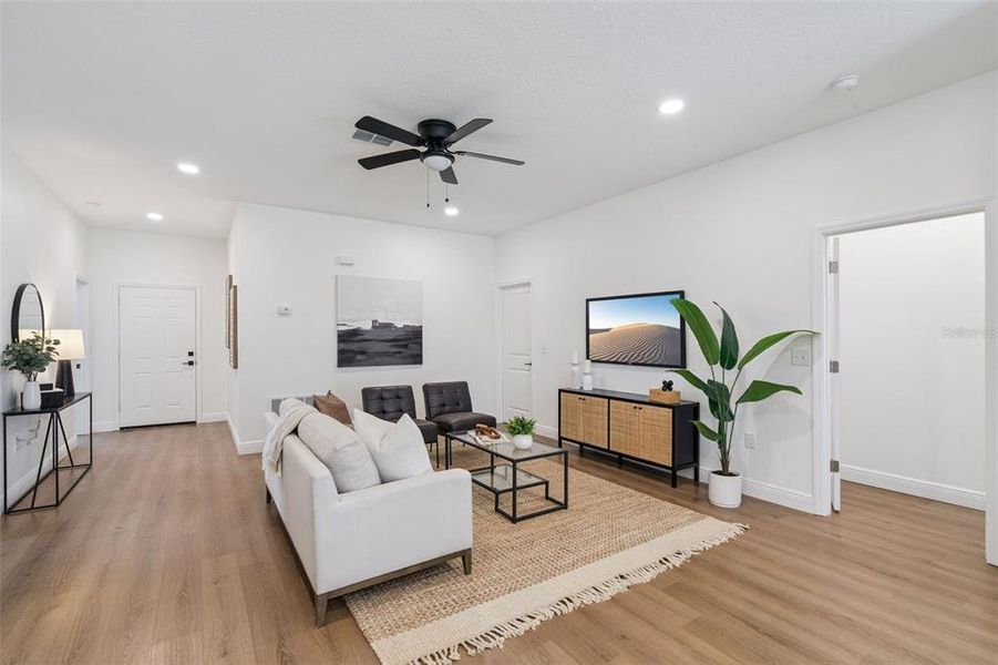 Furnished interior view inside a new home in , Sanford (Image 9).