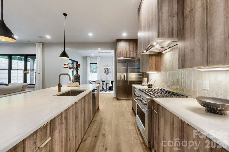 Premium quartz countertops throughout