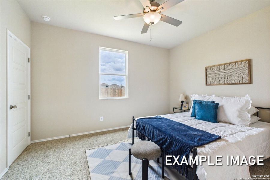 Furnished interior view inside a new home in Agave, San Antonio (Image 28).