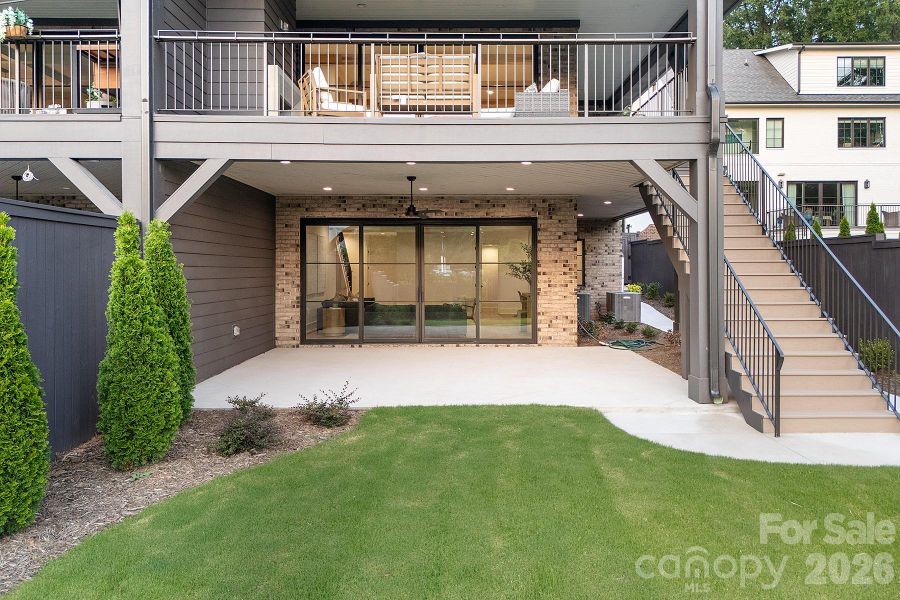 Exterior details and patio area of a home in , Charlotte (Image 25).