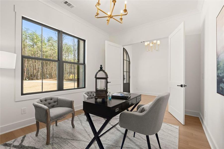 Furnished interior view inside a new home in , Ball Ground (Image 6).