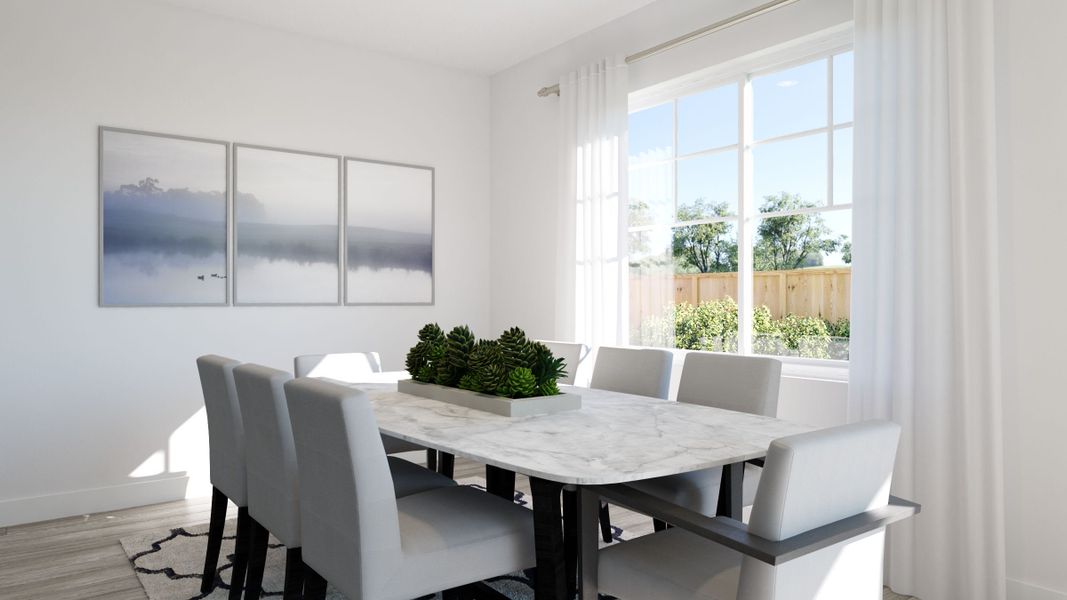 Representative furnished interior of a home built from the 3507 by Tri Pointe Homes in Sterling Ranch, Littleton (Image 9).