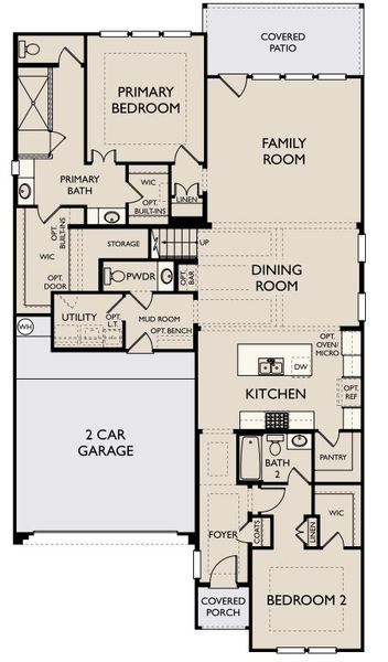 2D floor plan layout for the Mason by Ashton Woods in Aster Park-50s, McKinney, TX (Image 6). 2D floor plan layout for the Mason by Ashton Woods in Aster Park-50s, McKinney, TX (Image 6).