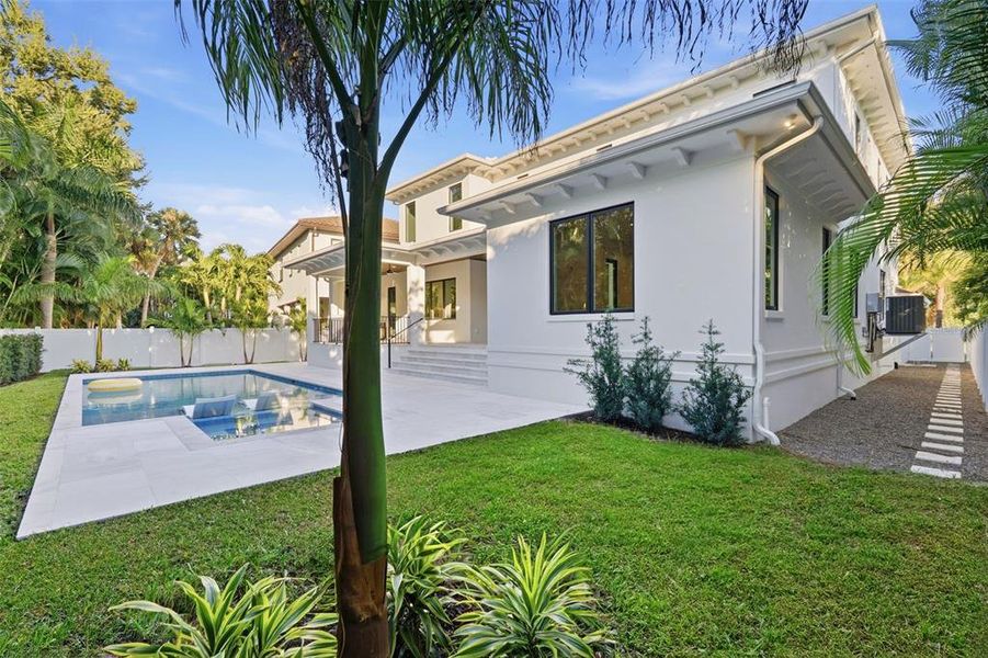 Exterior details and patio area of a home in , St. Petersburg (Image 35). Exterior details and patio area of a home in , St. Petersburg (Image 35).