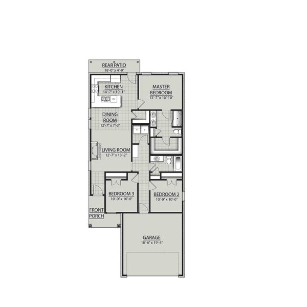 2D floor plan layout of this home in Natureview, Freeport, FL (Image 2). 2D floor plan layout of this home in Natureview, Freeport, FL (Image 2).