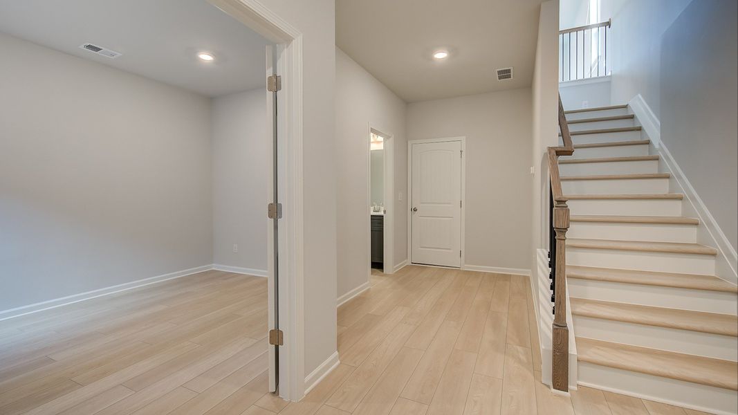 Representative furnished interior of a home built from the Lana by DRB Homes in Daybreak, Newnan (Image 18).
