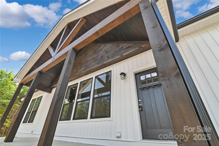 Front exterior of a new home in , Morganton, NC, highlighting curb appeal (Image 20).