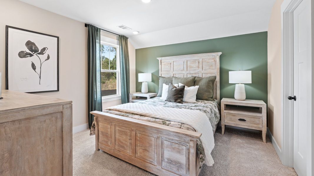 Representative furnished interior of a home built from the Finley by DRB Homes in Foxbank, Gray Court (Image 16). Representative furnished interior of a home built from the Finley by DRB Homes in Foxbank, Gray Court (Image 16).
